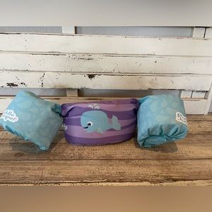 Purple and blue puddle jumper